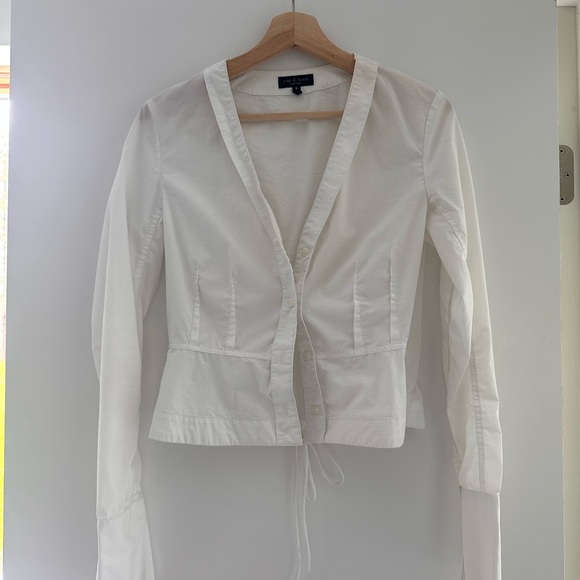 rag & bone Victorine Poplin Shirt - Picture 3 of 5